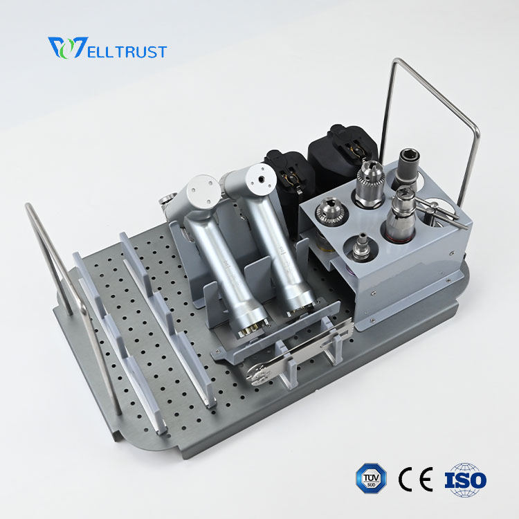 E100 veterinary multifunctional orthopedic drill and saw system with standard kit and optional surgical attachments