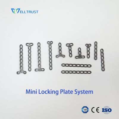 mini fragment plate,mini locking plate,mini locking plate system,orthopedic locking plate